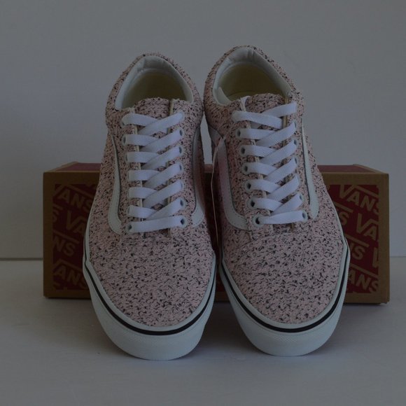 Vans old skool pink boucle speckle sneaker shoes - Picture 8 of 8